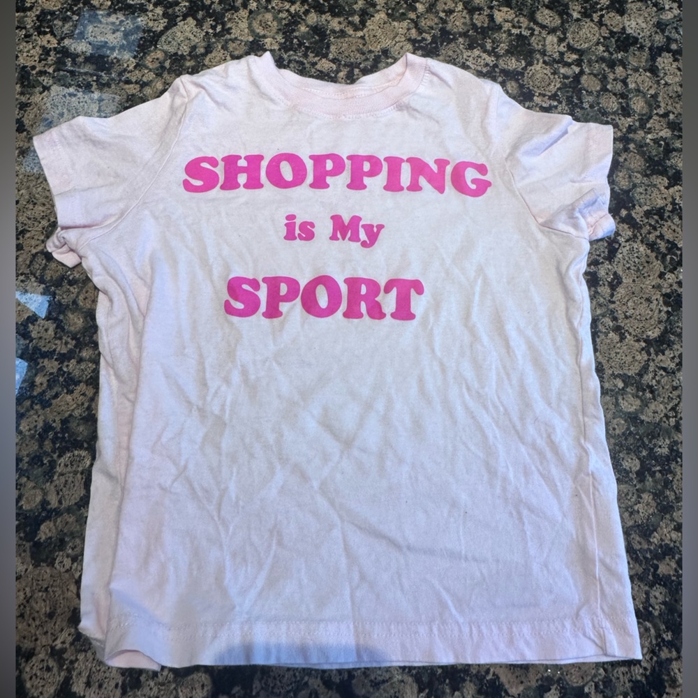 pink graphic tee